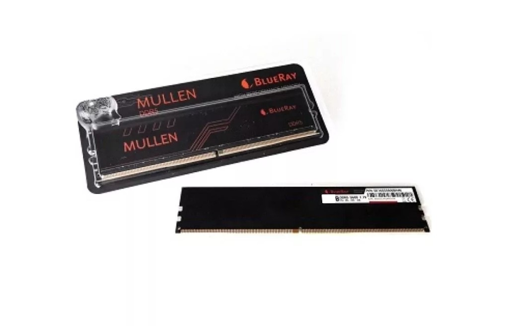 Memória RAM DDR5 8GB 5600 Mullen BlueRay - DIMM Memória RAM DDR5 8GB 5600 Mullen BlueRay - DIMM